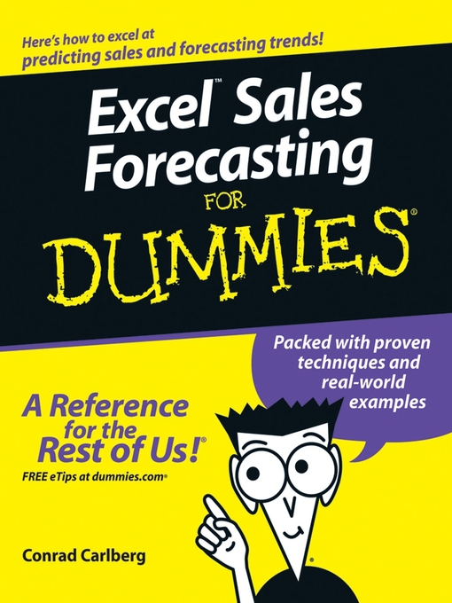 Cover image for Excel Sales Forecasting For Dummies